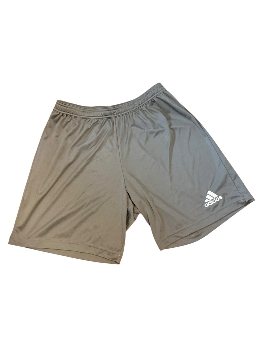 Adidas kids M Gray  Athletic  sport Shorts Elastic Drawstring soccer gym
